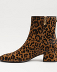 Paige Ankle Bootie Leopard Brahma Hair Leather