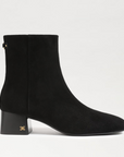 Paige Ankle Bootie Black Suede