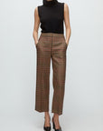 Brixton Pant Camel/Black Pants - Trousers Veronica Beard 