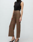 Brixton Pant Camel/Black Pants - Trousers Veronica Beard 