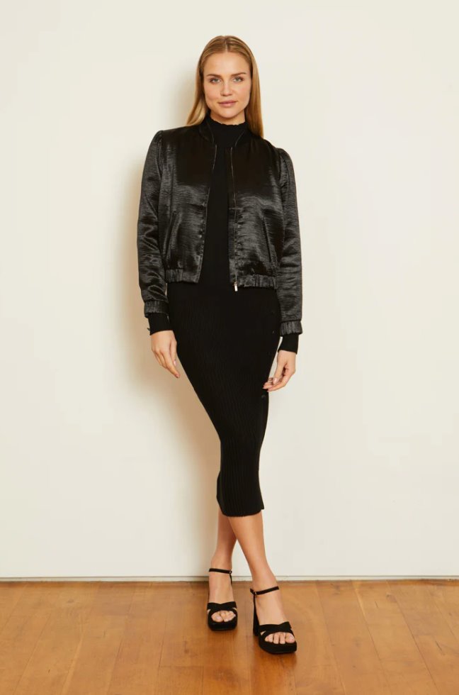 Lily Jacket Black Outerwear - Longsleeve Caballero 