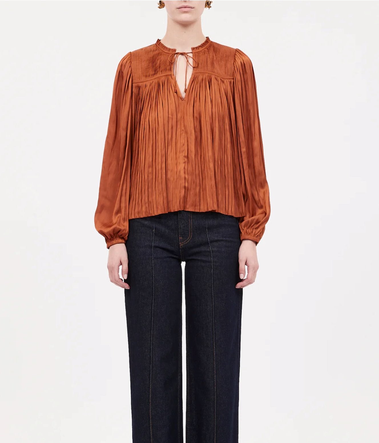 Freja Blouse Amber Tops - Blouses Ulla Johnson 