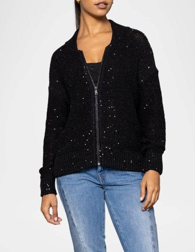 Shimmer & Shaker Bomber Black Outerwear - Longsleeve Lisa Todd 