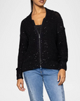 Shimmer & Shaker Bomber Black