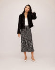 Mia Bias Skirt Dot Print Skirts - Midi Fifteen Twenty 