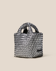 St. Barths Petit Tote Metallic Titanium