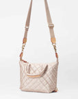 Micro Sutton Pale Rose Gold Metallic Hobo & Shoulder MZ Wallace 