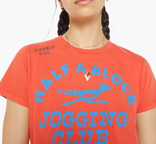 The Lil Goodie Goodie Half A Block Jogging Club Tops - Tees Mother 