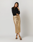 Ruby Skirt Platino Sequin