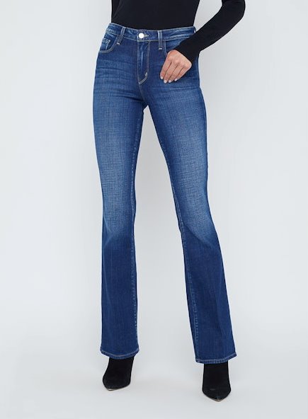 Selma High Rise Sleek Baby Boot Haven Denim - Flare & Wide Leg L'Agence 