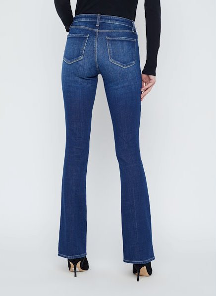 Selma High Rise Sleek Baby Boot Haven Denim - Flare & Wide Leg L'Agence 