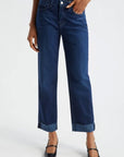 Maribel High Rise Straight Cuff Harlan Denim - Straight L'Agence 