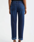 Maribel High Rise Straight Cuff Harlan Denim - Straight L'Agence 