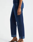 Maribel High Rise Straight Cuff Harlan Denim - Straight L'Agence 