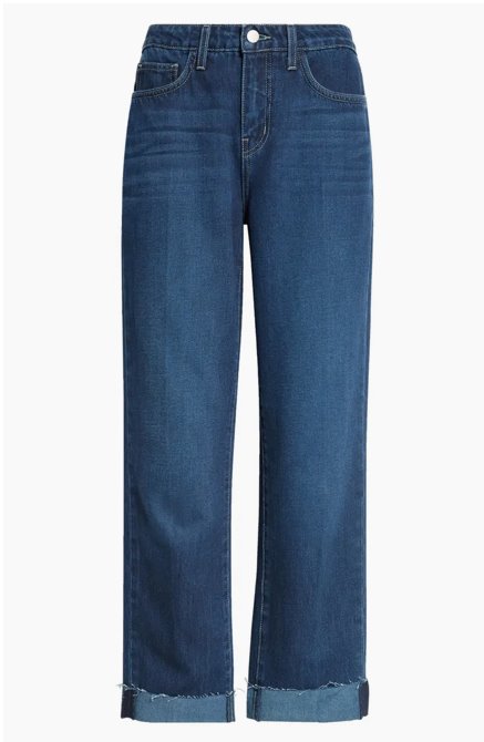 Maribel High Rise Straight Cuff Harlan Denim - Straight L&#39;Agence 