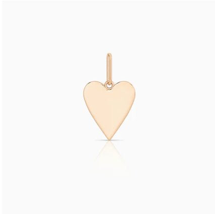 Amaya Heart Charm 14K Gold Plated Necklaces Thatch 