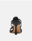 Linzy Onyx Satin Sandals - Heeled Sandals Dolce Vita 