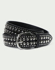 Isaac Studded Belt Black/Silver Belts Loeffler Randall 