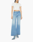 The Twister Skimp Horseback To Quarterback Denim - Flare & Wide Leg Mother 