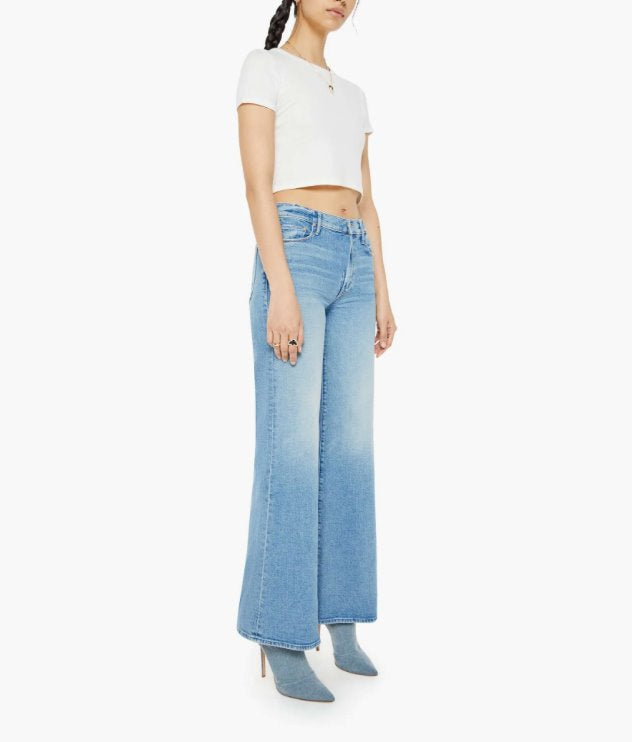 The Twister Skimp Horseback To Quarterback Denim - Flare & Wide Leg Mother 