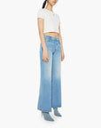 The Twister Skimp Horseback To Quarterback Denim - Flare & Wide Leg Mother 