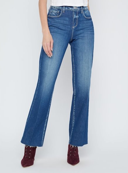 Tiana High Rise Wide Leg Ladera Denim - Straight L'Agence 