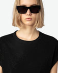 Cecilia Top Black Tops - Tees Zadig & Voltaire 