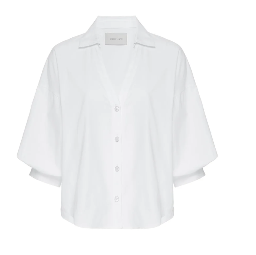 Kate Shirt Salt White