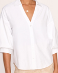 Kate Shirt Salt White