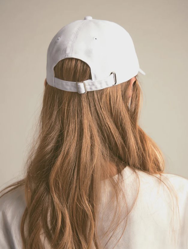 Classic Logo Baseball Heart Hat White/Pink Hats Favorite Daughter 