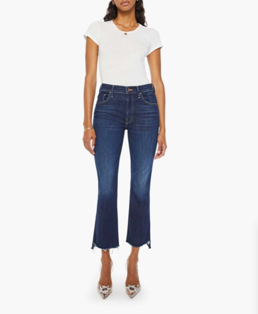 The Insider Crop Step Fray Off Limits Denim - Cropped & Ankle Mother 