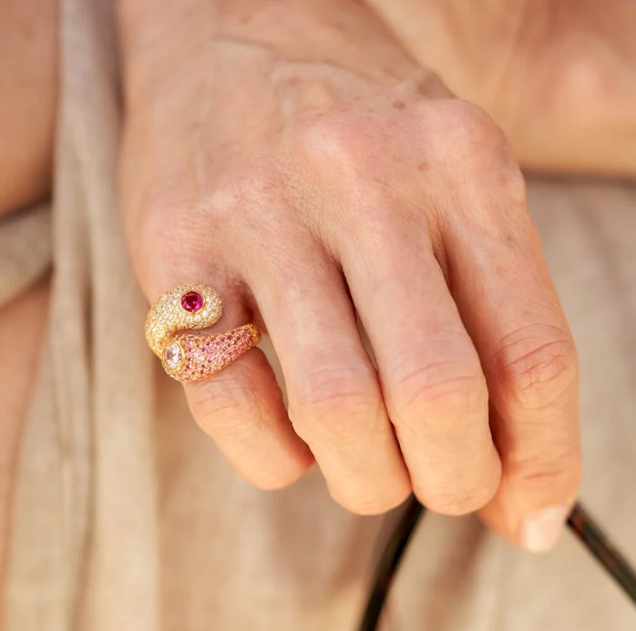 Spianare Ring Ruby Rings Moma's Eye 