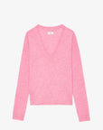 Vivi Patch Cashmere Sweater Phlox Sweater - V-Neck Zadig & Voltaire 