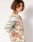 Jeanne Mix Attachment Rose Tops - Button Down La Prestic Ouiston 