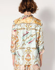 Jeanne Mix Attachment Rose Tops - Button Down La Prestic Ouiston 
