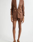 Elle Dickey Jacket Light Chicory Jackets - Blazers Veronica Beard 