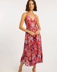 Genevieve Dress Ruby Tropics Dresses - Midi Caballero 