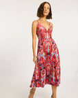 Genevieve Dress Ruby Tropics Dresses - Midi Caballero 