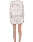 Penelope Long Sleeve Shirt White Tops - Button Down Simkhai 