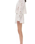 Penelope Long Sleeve Shirt White Tops - Button Down Simkhai 
