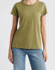 The Slub Tee Olive Tops - Tees rag & bone 