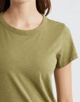 The Slub Tee Olive Tops - Tees rag & bone 