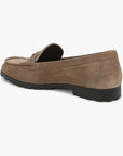 Penny Lug Suede Loafer Bark Flats - Loafer Veronica Beard - Shoes 