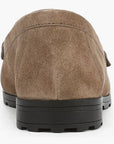 Penny Lug Suede Loafer Bark Flats - Loafer Veronica Beard - Shoes 