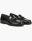 Penny Lug Loafer Black Flats - Loafer Veronica Beard - Shoes 