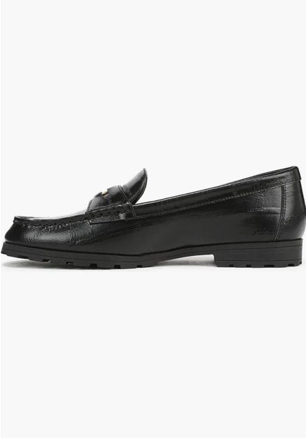 Penny Lug Loafer Black Flats - Loafer Veronica Beard - Shoes 