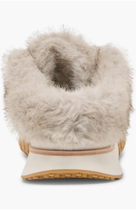 Izzey Plush Sneaker Taupe Suede Sneakers Dolce Vita 