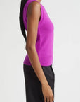 Ian Cashmere Sweater Vest Fuchsia Sweater - Vest A.L.C 