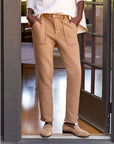 Blackrock Triple Fleece Utility Sweatpant Camel Pants - Sweatpants Frank & Eileen 
