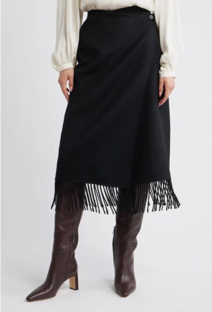 Odette Skirt Black Skirts - Midi Rails 